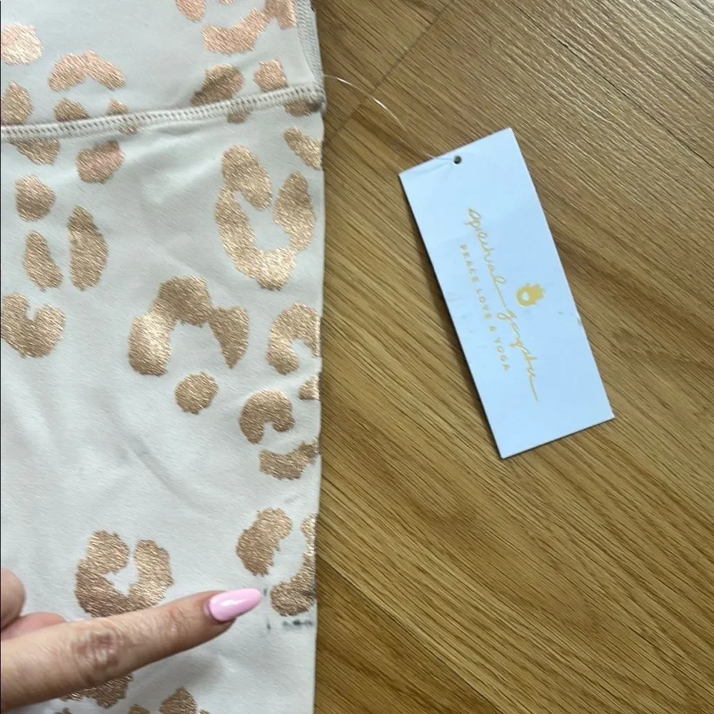 NWT Spiritual Gangster Leopard Print Leggings Size 10